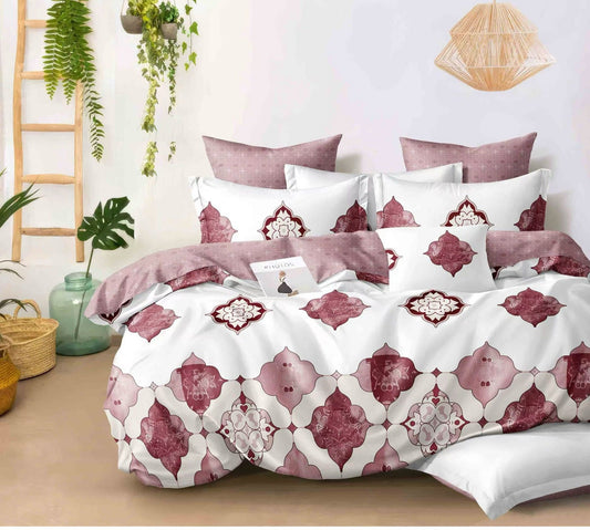 Lenjerie Pat Dublu din Finet, 6 Piese, Oriental-D8587