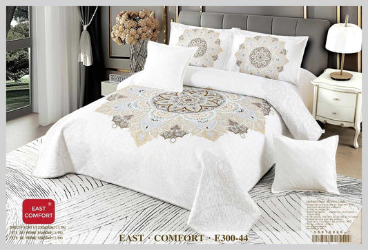 Cuvertura Matlasata din Catifea, 3D cu 5 Piese-D3470