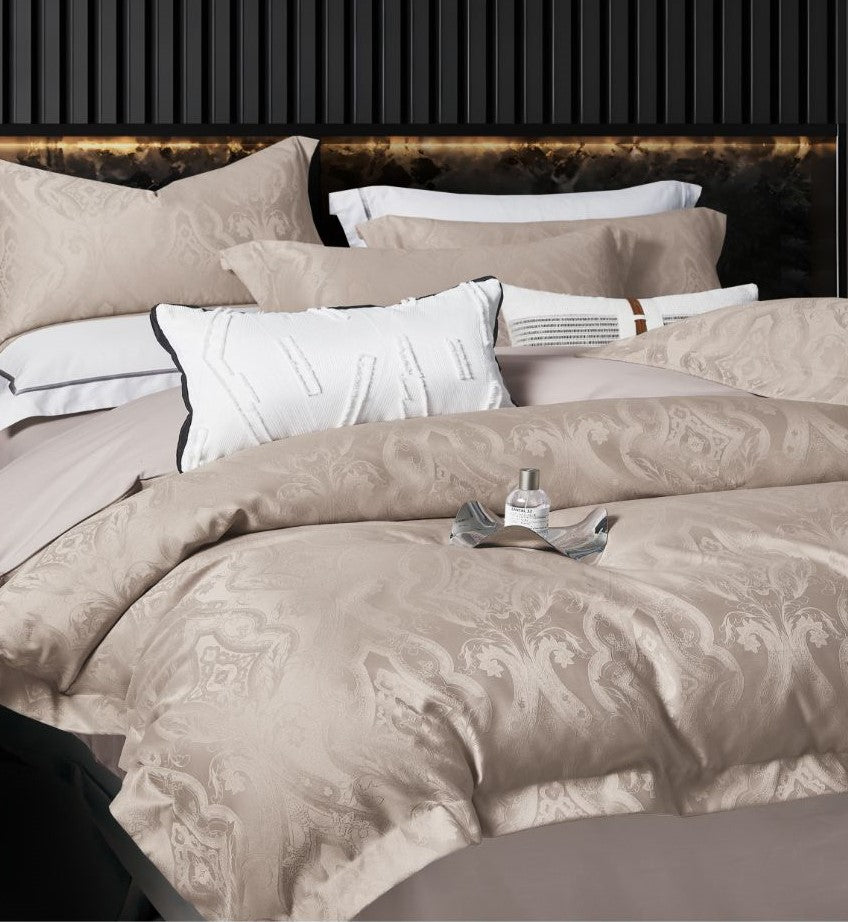 Lenjerie Luxury din Jacquard Premium De Lux, 4 Piese-R10408