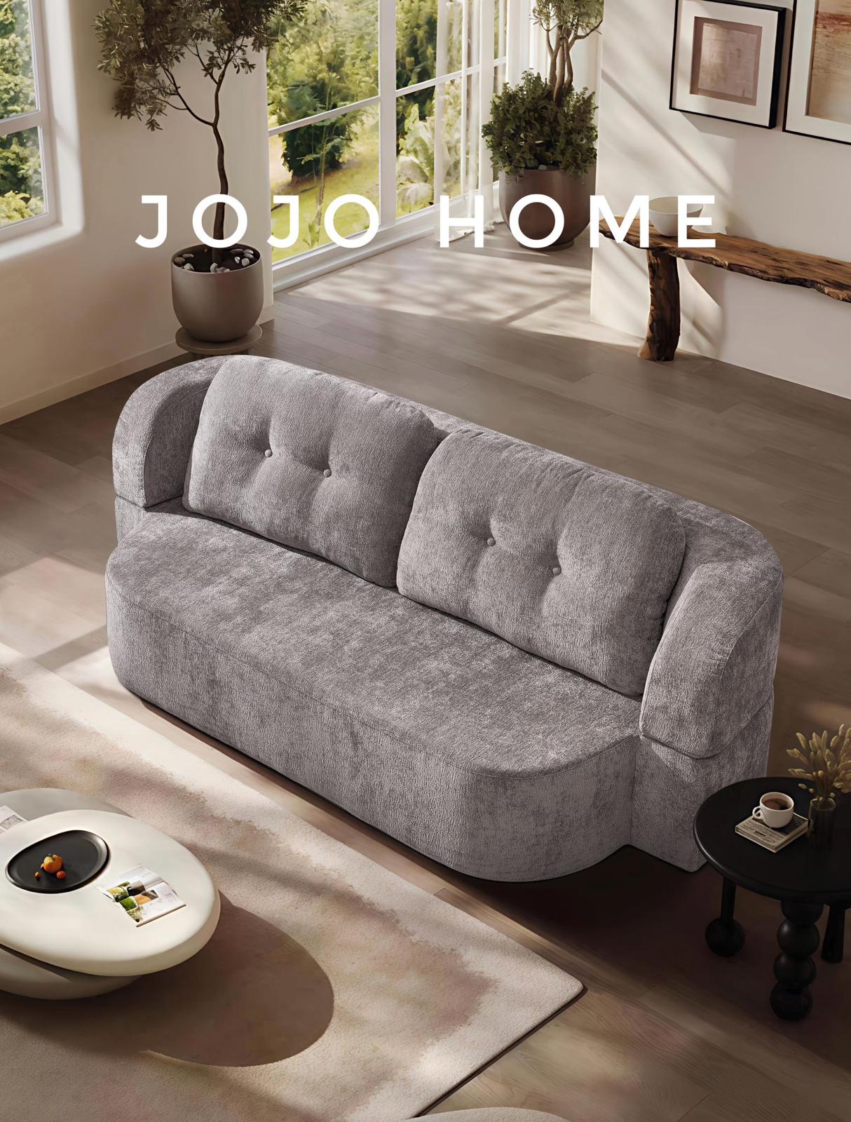 Canapea Premium Venezia, cu Susținere Ergonomică HD Foam, Catifea, Gri-C9469