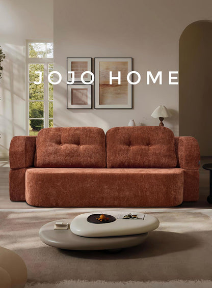 Canapea Premium Venezia, cu Susținere Ergonomică HD Foam, Catifea, Caramiziu-C9468