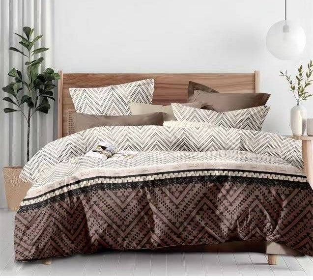 Lenjerie Pat Dublu din Finet, 6 Piese-D10425