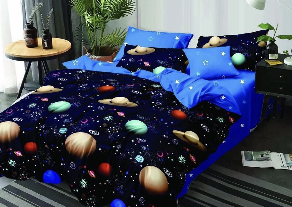 Lenjerie Pat Dublu din Finet, 6 Piese-D2735