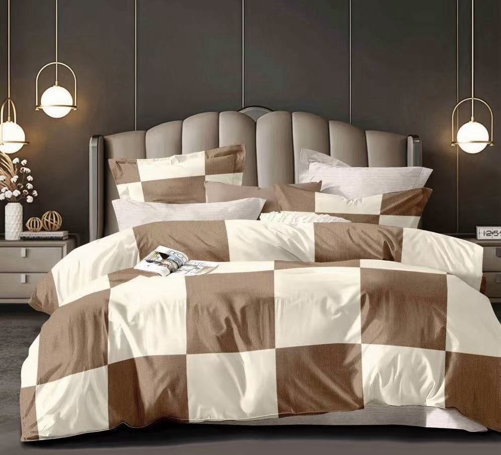 Lenjerie Pat Dublu din Finet, 6 Piese-D4890