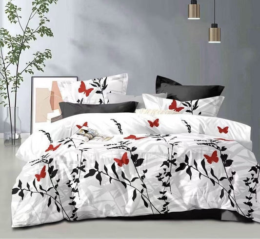 Lenjerie Pat Dublu din Finet, 6 Piese-D4892