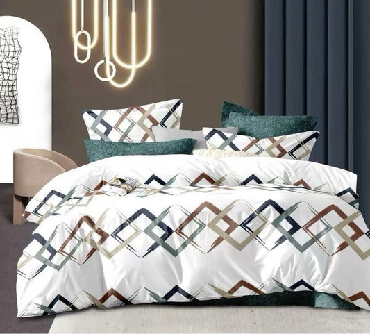 Lenjerie Pat Dublu din Finet, 6 Piese-D4894