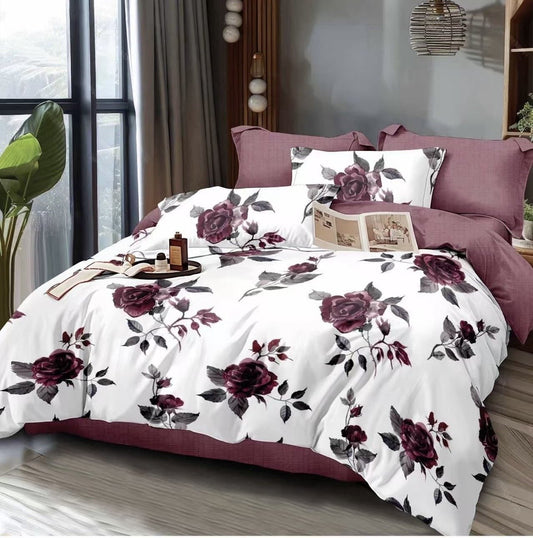 Lenjerie Pat Dublu din Finet, 6 Piese-D4903