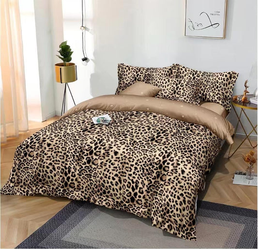 Lenjerie Finet 6 Piese, Leopard-D5989