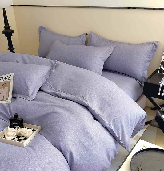 Lenjerie Finet 6 Piese cu Elastic, Trandafiri/Lila-C6135