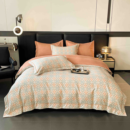 Lenjerie Premium Luxury din Finet, 6 Piese, cu Elastic, Royal-C7508