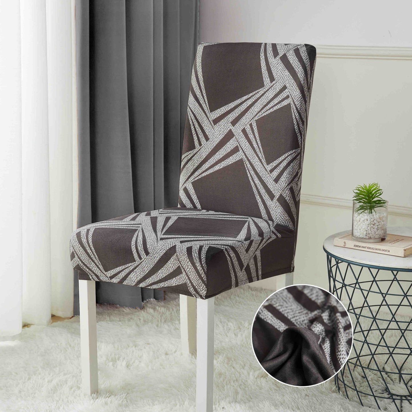 Set 6 Huse Universale pentru Scaun, Elastice-C4743